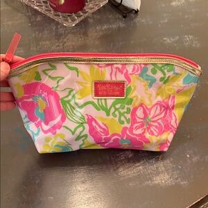 Lilly Pulitzer Vibrant Floral Cosmetic Bag